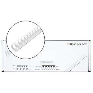12MM WHITE BINDING COMBS BX100 21 RING 53462