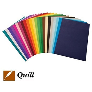 QUILL XL BOARD 210GSM ASS PKT 50