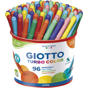 GIOTTO TURBO COLOR POT 96 PCS