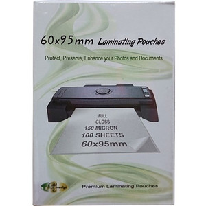 BUSINESS CARD 150UM 100  60 X 95 LAMINATING POUCHES (S6095150)