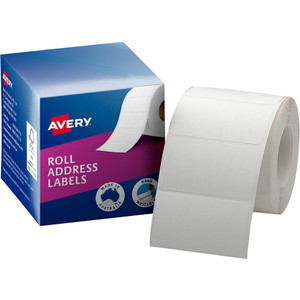 AVERY ADDRESS LABELS 63x36mm Roll White
