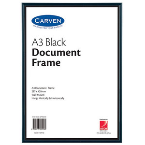 A3 CERTIFICATE FRAMES (Equivalent to ACO-QFWBLKA3)  31802  42cm x 39.7cm