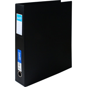 Bantex Ring Binder Upright / Portrait A3 2D Ring 65mm - Black (1467-210)