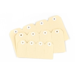 AVERY SHIPPING TAGS NO 4 54 x 108mm Buff Box of 1000