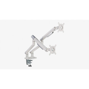 Premium Slim Aluminium Spring-Assisted Monitor Arms White