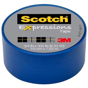 Scotch Expressions Tape Dark Blue C214-BLU2-D-ESF 19mm X 7.62m