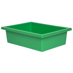 PLASTIC TOTE TRAY - GREEN