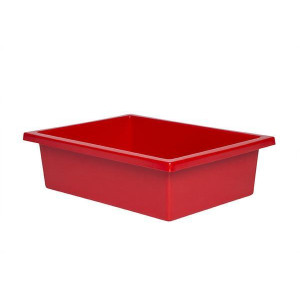 PLASTIC TOTE TRAY - RED