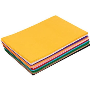 Felt Sheets 10 Colours 20 x 30cm – Pack of 50