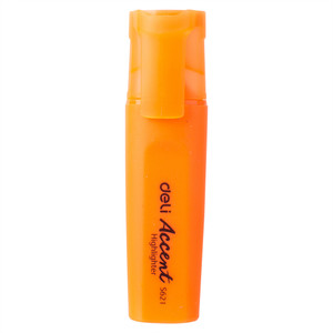 Deli Highlighter Orange Chisel Point Pack of 10