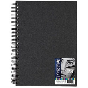 Zart Hard Spiral Cover Diary A4