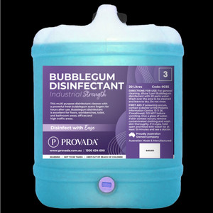 Provada Bubblegum Floor Cleaner Disinfectant 20L