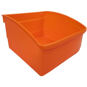 Plastic Large Book Tub - Orange