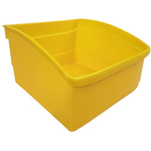Plastic Large Book Tub - Yellow