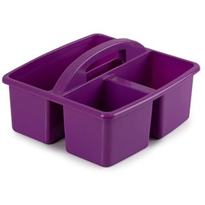Plastic Small Caddy - Purple