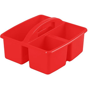 Plastic Small Caddy - Red