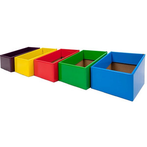 Story Book - Assorted Brights (Pack of 5) 1 each: Blue, Red, Yellow, Green and Purple
