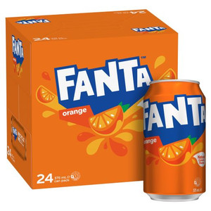 FANTA ORANGE SOFT DRINK 24X375M