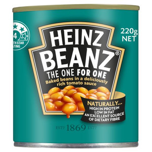HEINZ BAKED BEANS IN TOMATO SAUCE 220GM