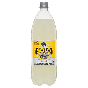 SOLO LEMON ZERO SUGAR SOFT DRINK 1.25L