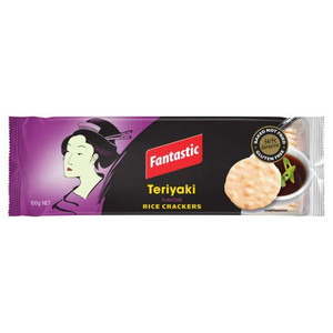 FANTASTIC RICE CRACKERS TERIYAKI 100GM