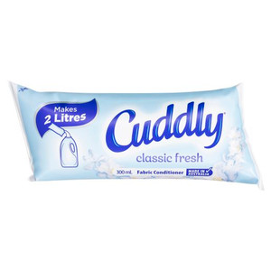CUDDLY CLASSIC FRESH FABRIC SOFTENER 300ML