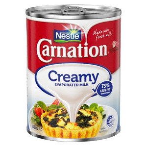 CARNATION FULL CREAM EVAPORATED CARNATION MILK 340ML