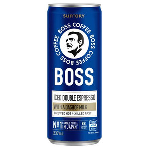 BOSS COFFEE DOUBLE ESPRESSO ICED COFFEE 237ML