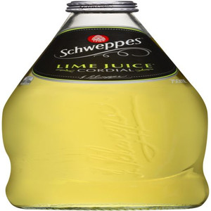 SCHWEPPES LIME CORDIAL 750ML