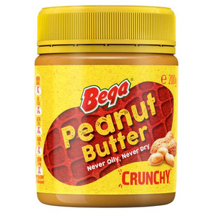 BEGA PEANUT BUTTER CRUNCHY 200GM