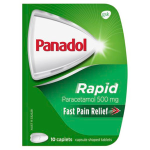 PANADOL CAPLETS RAPID HANDIPACK 10S