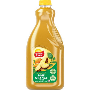 GOLDEN CIRCLE PINEAPPLE & ORANGE FRUIT JUICE 2L