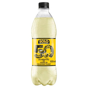 SOLO LEMON SOFT DRINK 600ML
