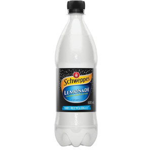 SCHWEPPES LEMONADE SOFT DRINK 600ML
