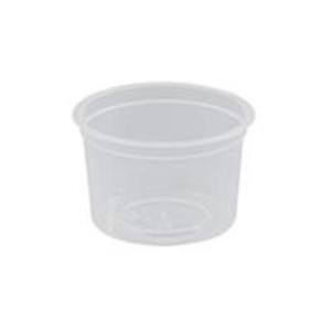 CAST AWAY CONTAINER ROUND 120ML PLASTIC (CA-C4) 50S