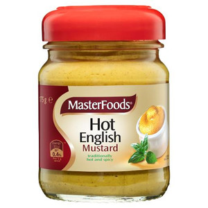 MASTERFOODS HOT ENGLISH MUSTARD 175GM