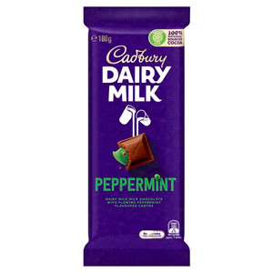 CADBURY DAIRY MILK PEPPERMINT CHOCOLATE 180GM