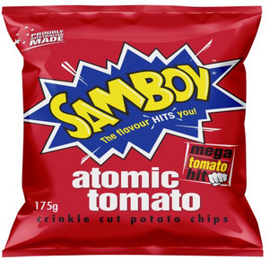 SAMBOY TOMATO POTATO CHIPS 175GM