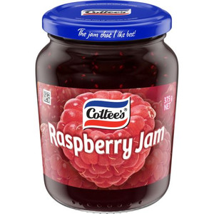 COTTEES RASPBERRY JAM 375GM