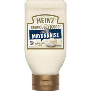 HEINZ ORIGINAL MAYONNAISE SQUEEZE 295ML