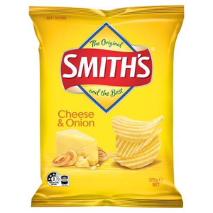 SMITHS CHEESE & ONION CRINKLE CUT CHIPS 170GM