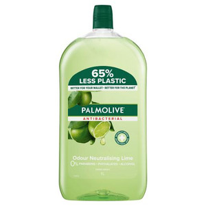 PALMOLIVE ANTI-BACTERIAL LIME LIQUID SOAP REFILL 1L