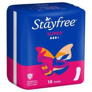 STAYFREE SUPER PADS NO WINGS 18S