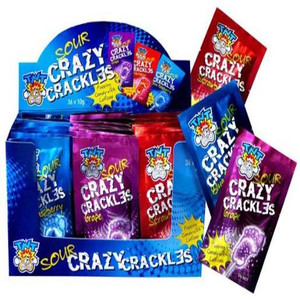 TNT SOUR CRAZY CRACKLES 10GM (Carton of 36)