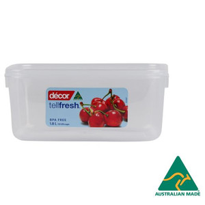 Decor Tellfresh Food Container Oblong 1.8L, Each