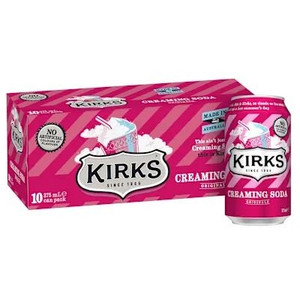 KIRKS CREAMY SODA 10X375M