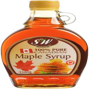 S & W MAPLE SYRUP 250ML