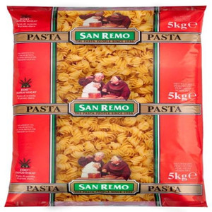 SAN REMO LARGE SPIRALS PASTA 5KG