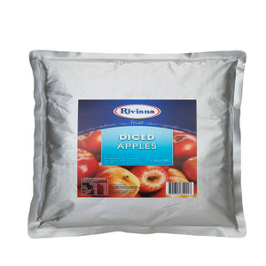 RIVIANA DICED APPLE POUCH PACK 3.2KG