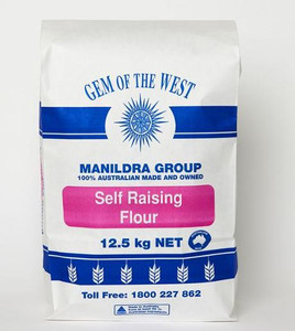 GEM OF THE WEST SELF RAISING FLOUR 12.5KG